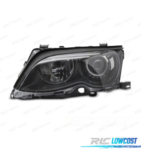 PHARE GAUCHE XENON BMW E46 4P 01-05 FOND NOIR