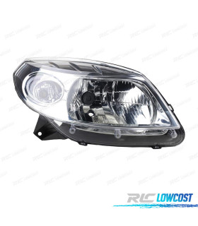 PHARE DROIT DACIA SANDERO 08-11 FOND CHROME