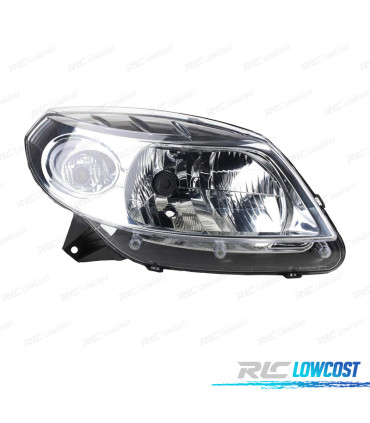 PHARE DROIT DACIA SANDERO 08-11 FOND CHROME