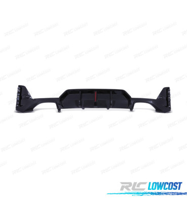DIFUSEUR BMW G20 LCI 23-25 LOOK M NOIR BRILLANT + FEU DE FREINAGE