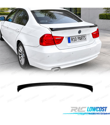 AILERON BECQUET LAME COFFRE BMW E90 LOOK M NOIR BRILLANT