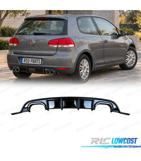 DIFFUSEUR VOLKSWAGEN VW GOLF 6 08-12 LOOK 7.5 R NOIR BRILLANT