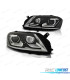 PHARES VOLKSWAGEN VW PASSAT B7 10-14 FEUX DIURNES FOND NOIR H7+H7