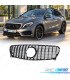GRILLE MERCEDES GLA X156 13-16 LOOK GT NOIR BRILLANT CHROME