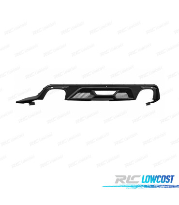 DIFFUSEUR FORD MUSTANG 15-17 LOOK GT500 DOUBLE SORTIE