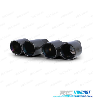 EMBOUTS D'ÉCHAPPEMENT BMW F10 F11 F12 F13 10-17 NOIR