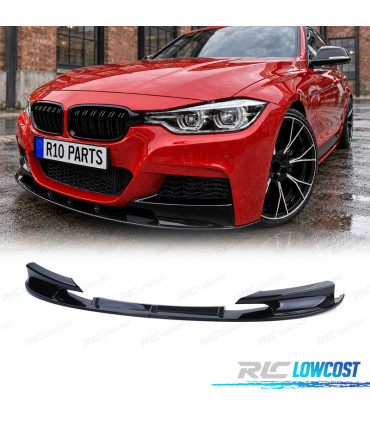 LÈVRE DE SPOILER BMW F30 F31 15-19 LOOK M PERFORMANCE NOIR BRILLANT