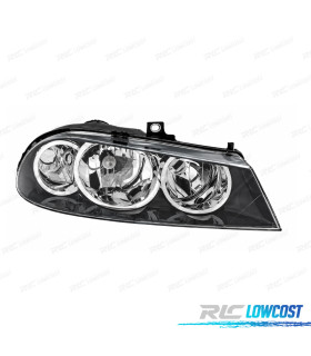 PHARE DROIT ALFA ROMEO 156 03-05 LOOK CHROMÉ NOIR
