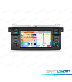 RADIO GPS ANDROID 15 BMW E46 SÉRIE 3 98-05 / COMPACT 01-05 / CABRIO 00-06 / TOURING 99-05 / COUPÉ 98-06 7" 4GB+64GB