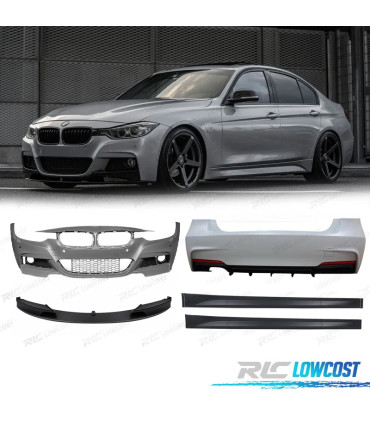 KIT CARROSSERIE BMW F30 LOOK M PERFORMANCE PDC DOUBLE SORTIE