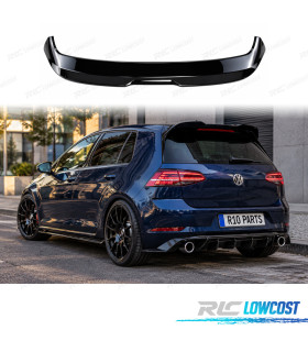 AILERON VOLKSWAGEN VW GOLF 7 7.5 R-LINE LOOK EVO1 SPORT NOIR BRILLANT
