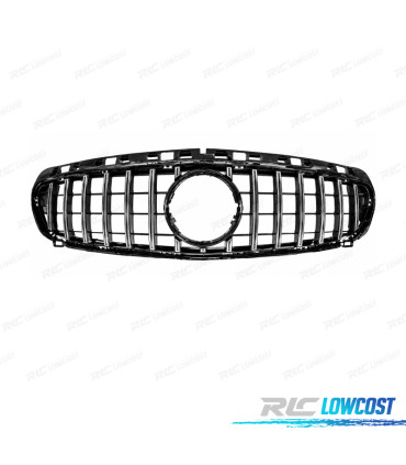 CALANDRE MERCEDES A W176 12-15 GTR NOIR CHROMÉ A45 GT-R PANAMERICAN