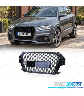 GRILLE AUDI Q3 11-15 LOOK RSQ3 NOIR BRILLANT