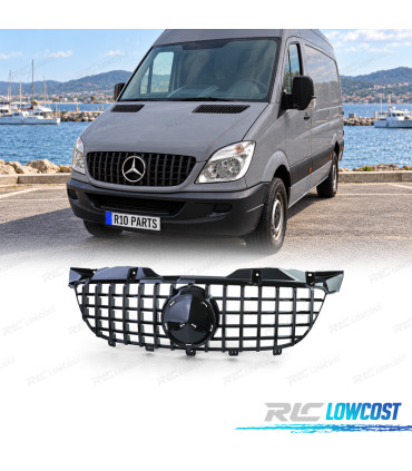 CALANDRE MERCEDES SPRINTER W906 06-13 LOOK GT NOIR BRILLANT