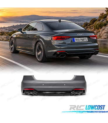 PARE-CHOCS ARRIÈRE AUDI A5 16-19 LOOK RS5 NOIR