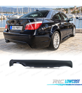 DIFFUSEUR BMW E60 E61 LOOK M NOIR BRILLANT