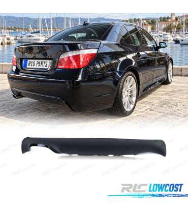 DIFFUSEUR BMW E60 E61 LOOK M NOIR BRILLANT