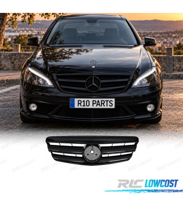 CALANDRE MERCEDES W221 05-09 LOOK AMG NOIRE