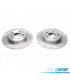 KIT DE 2 DISQUES DE FREIN PERCÉS ET RAINURÉS 255MM MODÈLE 6689