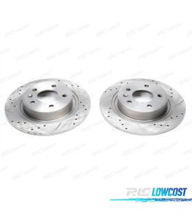 KIT DE 2 DISQUES DE FREIN PERFORÉS FENDUS 260MM MODÈLE DSC006239