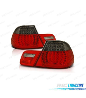 FEUX ARRIÈRE BMW SÉRIE 3 E46 COUPÉ 99-03 LED ROUGE FUMÉ