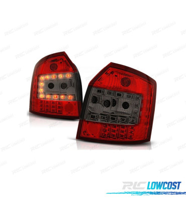 FEUX ARRIÈRE AUDI A4 B6 AVANT 00-04 LED ROUGE FUMÉ