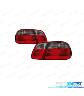FEUX ARRIÈRE MERCEDES CLASSE E W210 95-02 LED ROUGE FUMÉ
