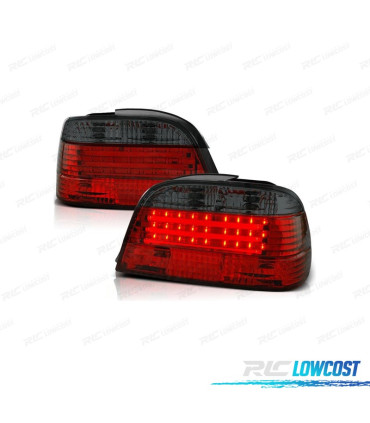 FEUX ARRIÈRE BMW SÉRIE 7 E38 94-01 LED ROUGE NOIR