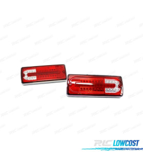 FEUX ARRIÈRE MERCEDES CLASSE G W463 89-13 FULL LED ROUGE LOOK AMG G55
