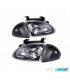 PHARES HONDA CIVIC LED SOL 92-97 FOND NOIR