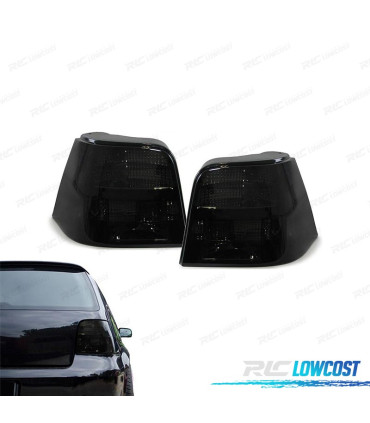 FEUX ARRIÈRE VOLKSWAGEN VW GOLF 4 97-03 CHROMÉ FUMÉ