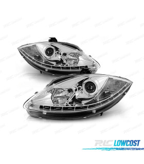 PHARES SEAT LEON ALTEA ET TOLEDO 04-09 DAYLIGHT LED FOND CHROMÉ