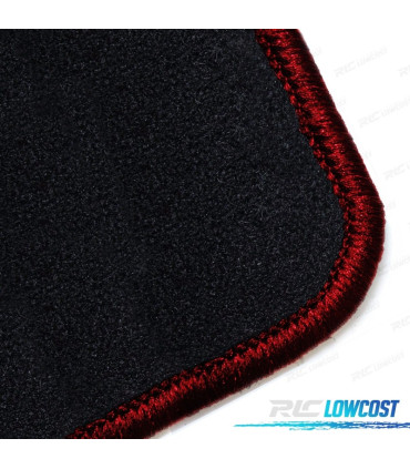 TAPIS EN VELOURS AUDI A5 ROUGE