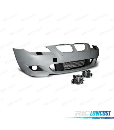 PARE-CHOCS FRONTAL BMW E60 61 LCI 07-10 LOOK M PDC + ANTIBROUILLARD