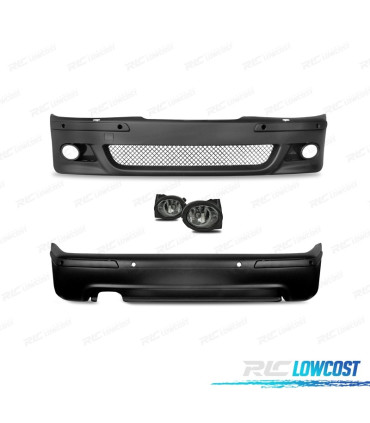 KIT PARE CHOCS BMW E39 FRONTAL + ARRIÈRE PDC LOOK M