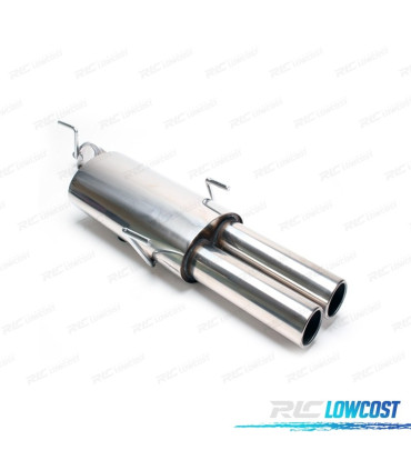 POT D'ÉCHAPPEMENT POUR OPEL VECTRA 1995-2003 INOX x2