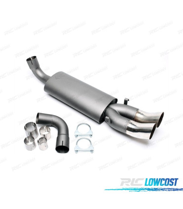 POT D'ÉCHAPPEMENT POUR AUDI 80 1986-1996 x2 DTM