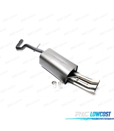 POT D'ÉCHAPPEMENT POUR VOLKSWAGEN VW NEW BEETLE 09 1996- x2 DTM