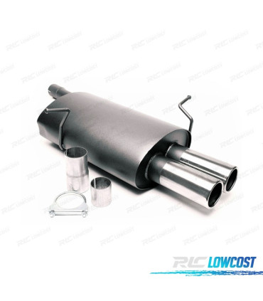 POT D'ÉCHAPPEMENT POUR BMW SÉRIE 3 E46 1998-2001 x2