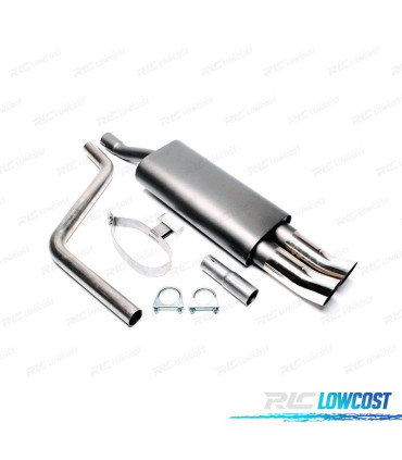 POT D'ÉCHAPPEMENT POUR VOLKSWAGEN VW POLO III 1985-1994 x2 DTM