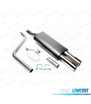 POT D'ÉCHAPPEMENT POUR VOLKSWAGEN VW POLO III 1985-1994 x2