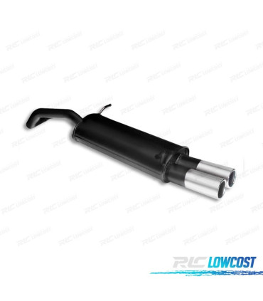POT D'ÉCHAPPEMENT SEAT IBIZA 6L 02-08 DOUBLE