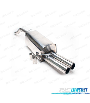 POT D'ÉCHAPPEMENT POUR VOLKSWAGEN VW GOLF IV 09 1996- ACIER INOXYDABLE x2