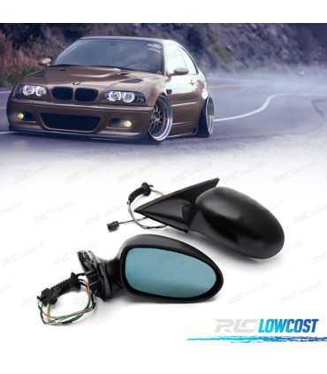 RETROVISEURS RABATTABLES BMW E46 COUPÉ LOOK M3