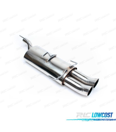 POT D'ÉCHAPPEMENT POUR OPEL ASTRA 1991-1998 INOX x2 DTM