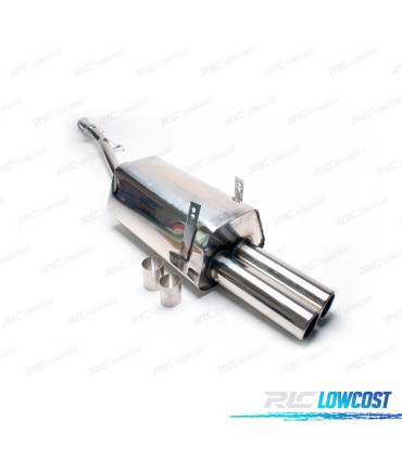 POT D'ÉCHAPPEMENT BMW E36 L4 1991-1998 SÉRIE 3 2x76MM