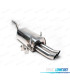 POT D'ÉCHAPPEMENT POUR BMW E36 L4 91-98 SÉRIE 3 INOX x2 DTM