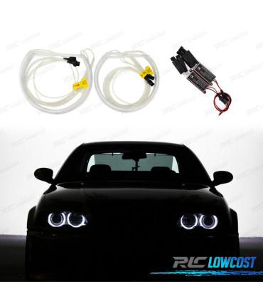 KIT ANNEAUX LUMINEUX ANGEL EYES CCFL POUR BMW E46 E36 E39