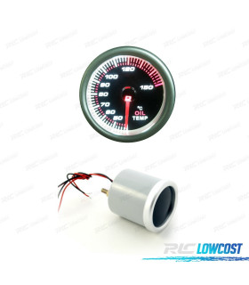 MANOMÈTRE DE TEMPÉRATURE D'HUILE NOIR