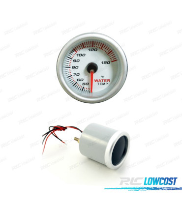 JAUGE DE TEMPÉRATURE D'EAU BLANCHE